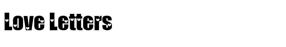 Love Letters font